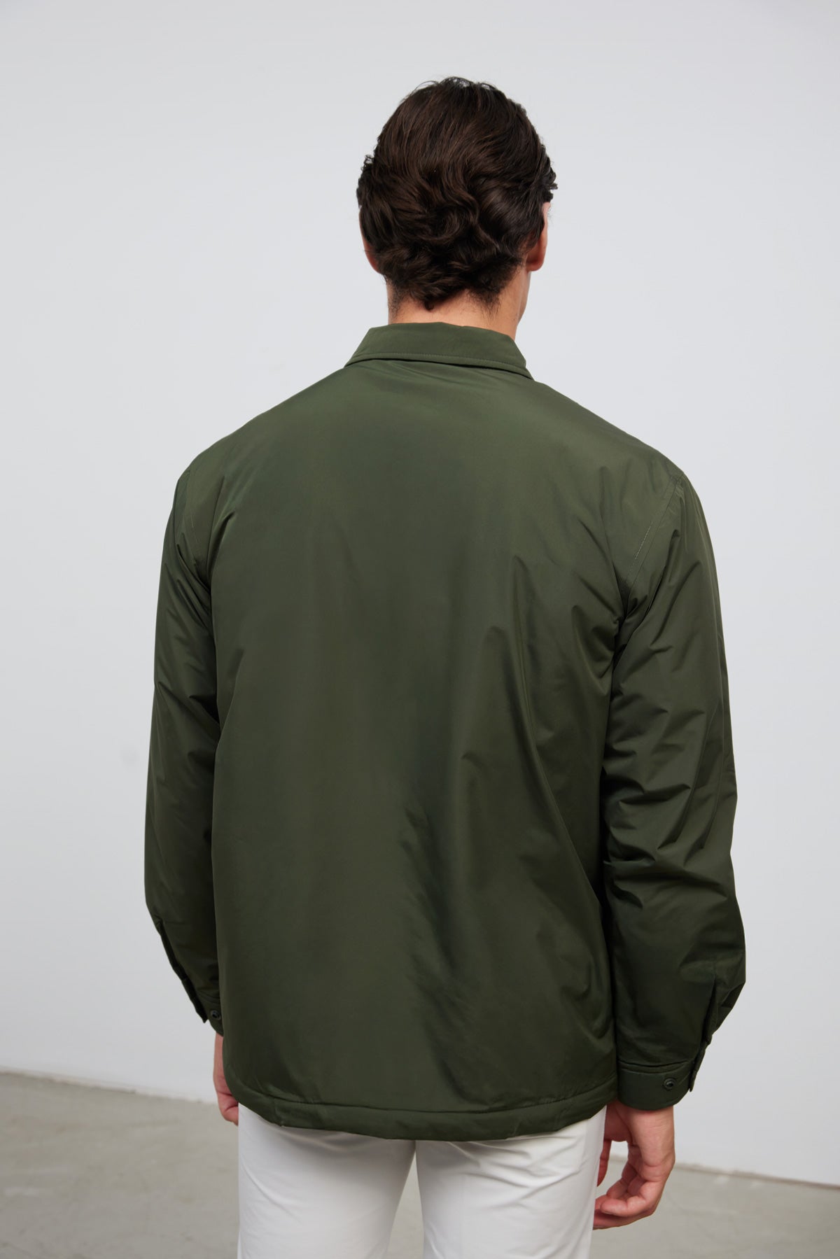 Abrigo hombre verde