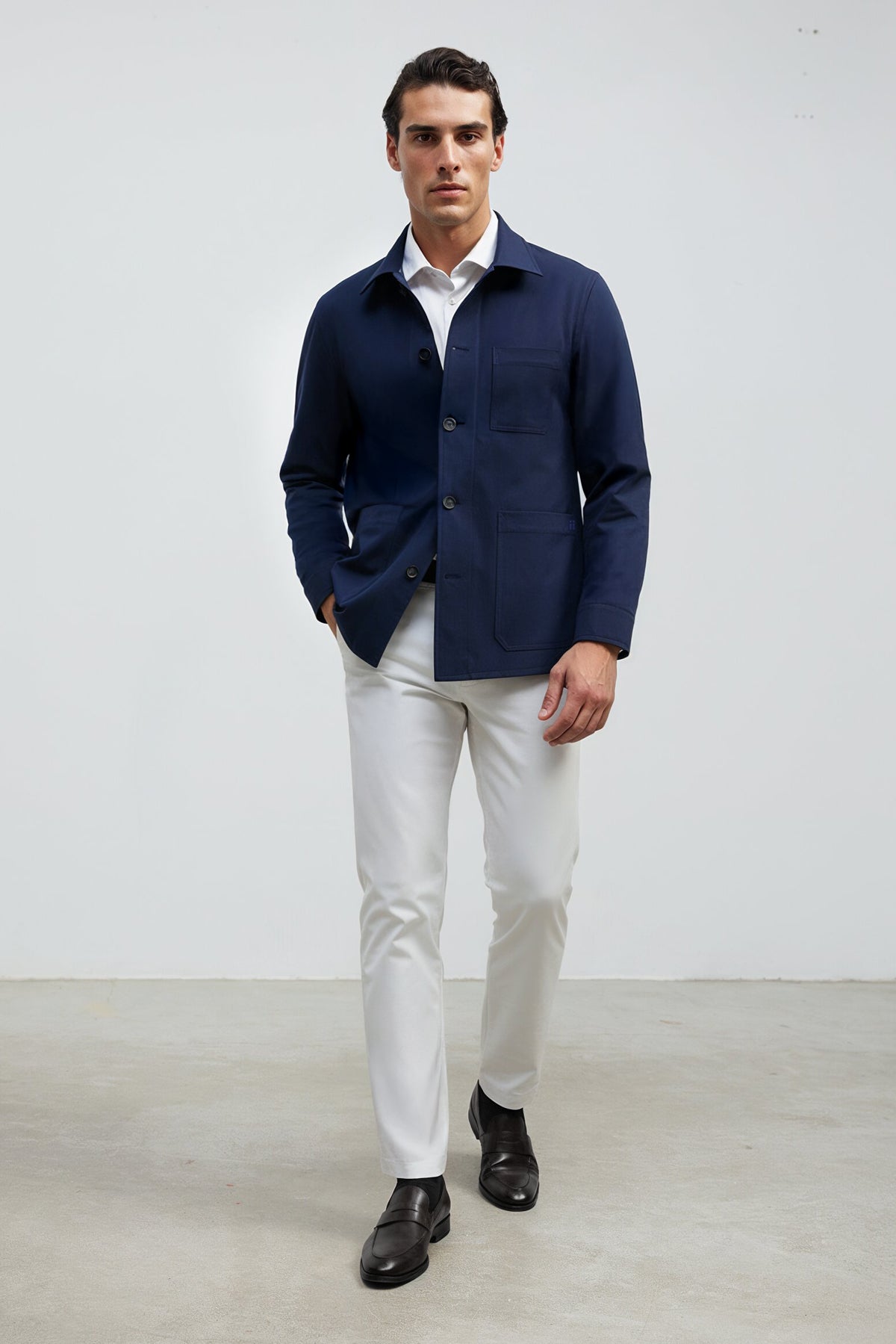 chaqueta worker azul marino nova cuerpo entero