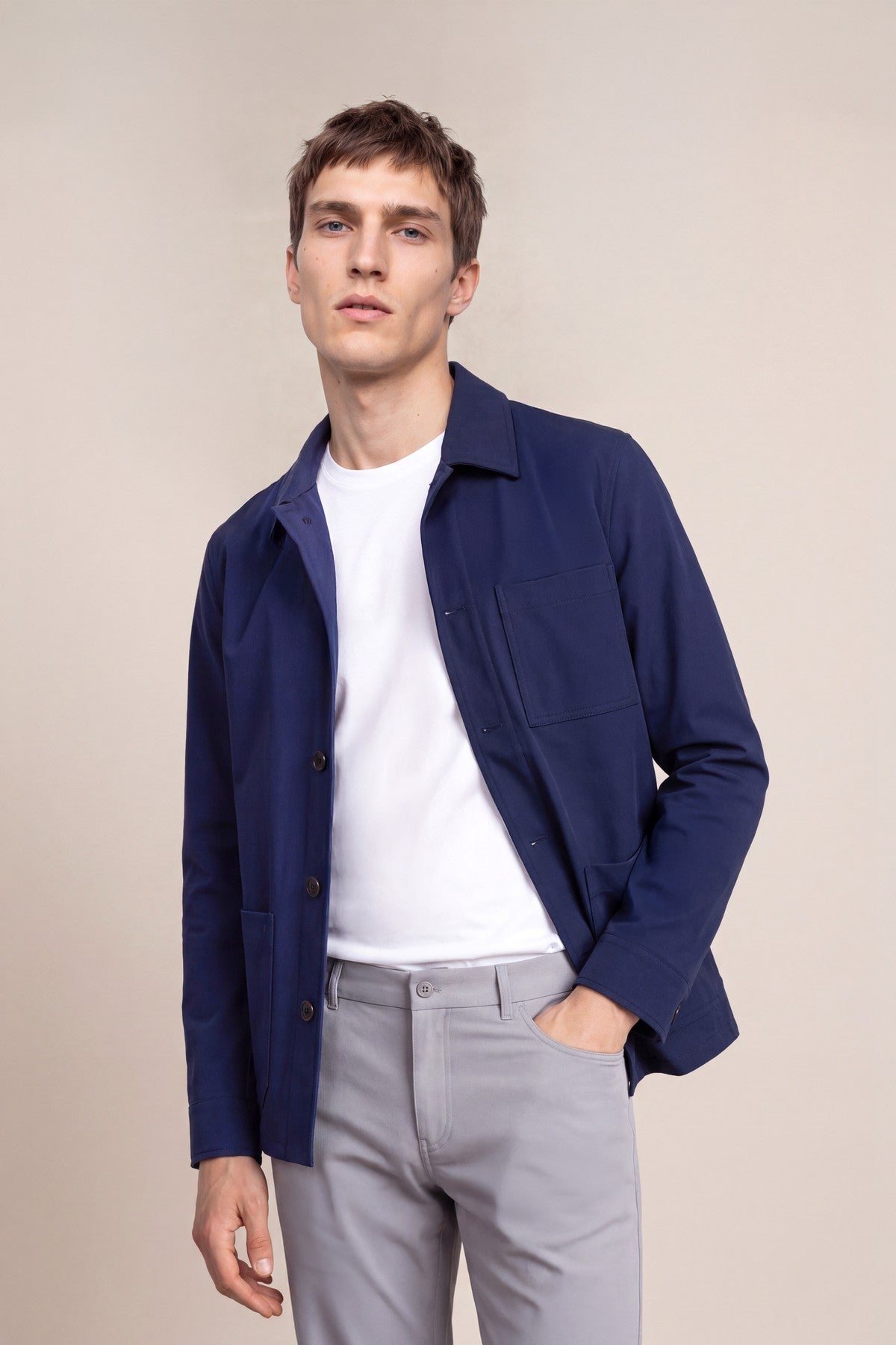 Men's navy worker jacket Nova