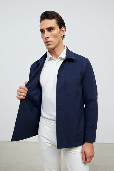 Chaqueta azul marino hombre Nova Work Jacket Sepiia