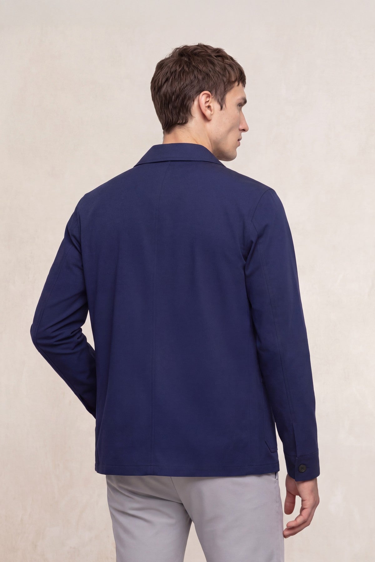 Work jacket masculina azul marinho