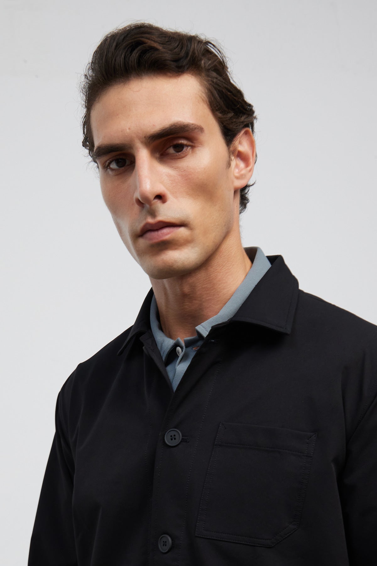 Chaqueta worker hombre negro Nova