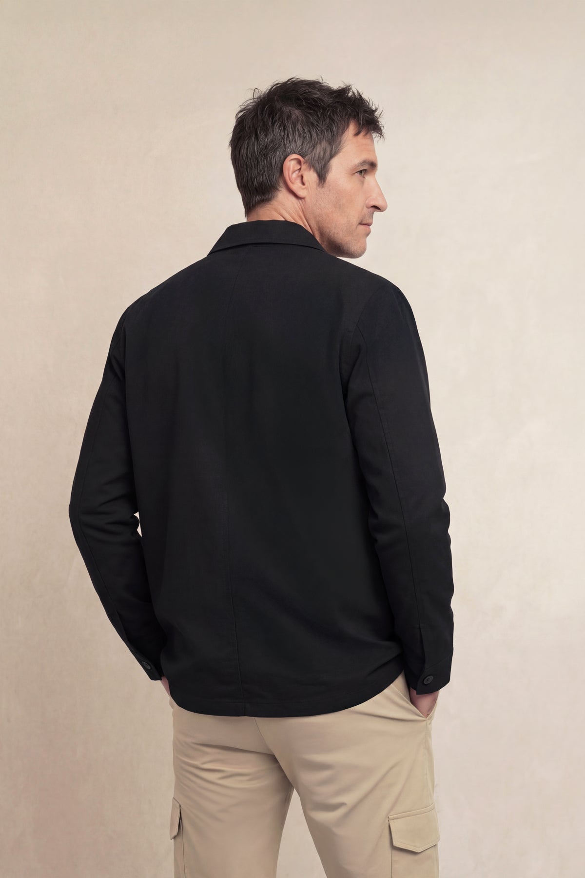 Black Nova men's worker jacket