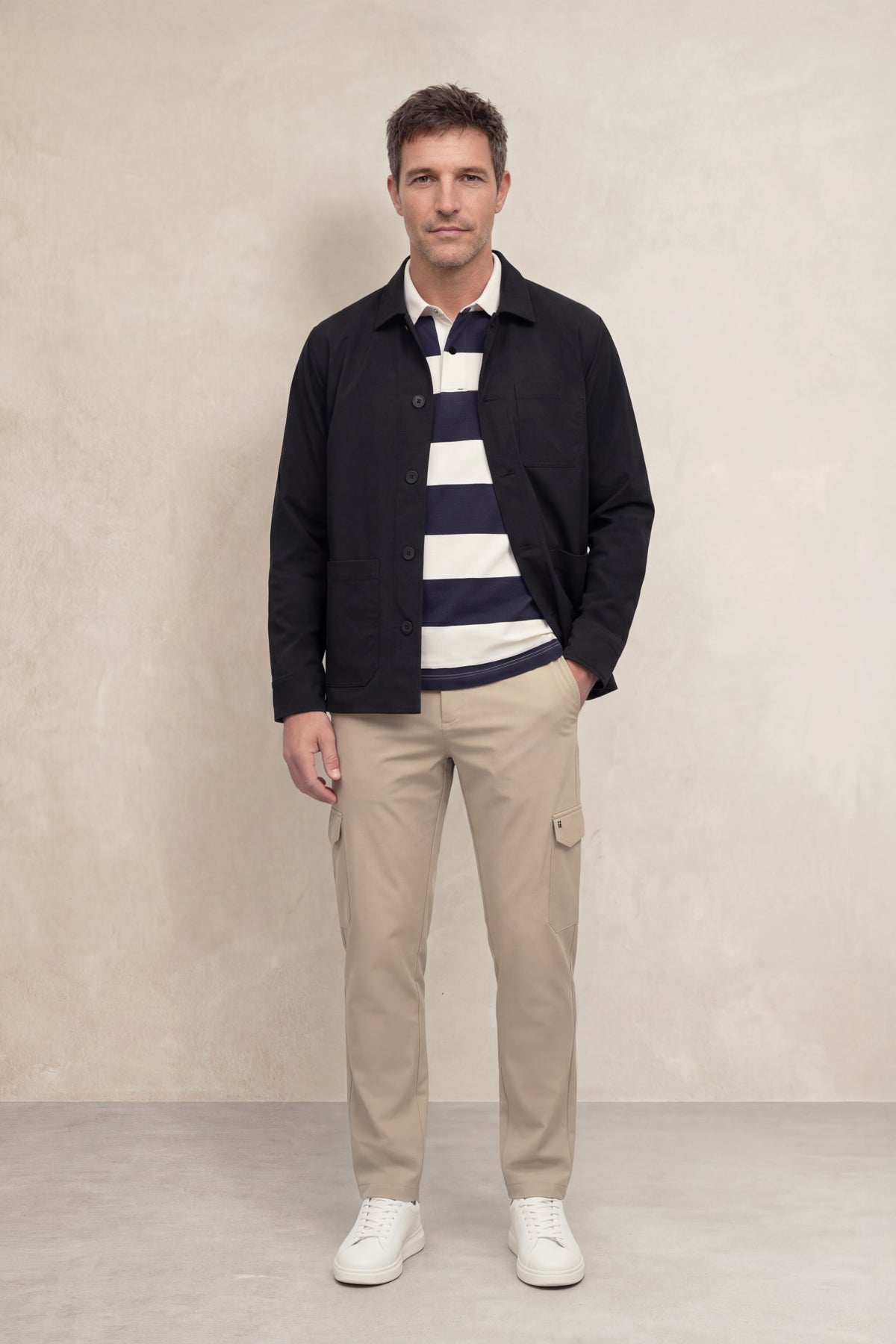 Black Nova men's worker jacket