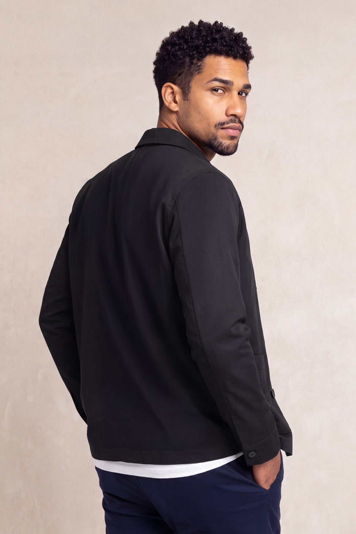 Chaqueta worker hombre negro Nova