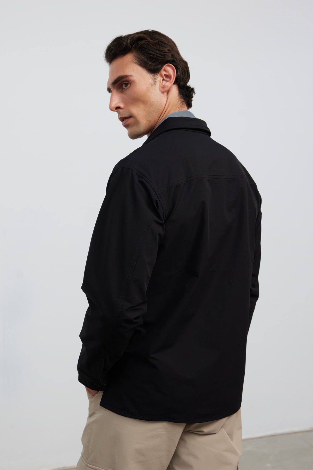 Chaqueta worker hombre negro Nova