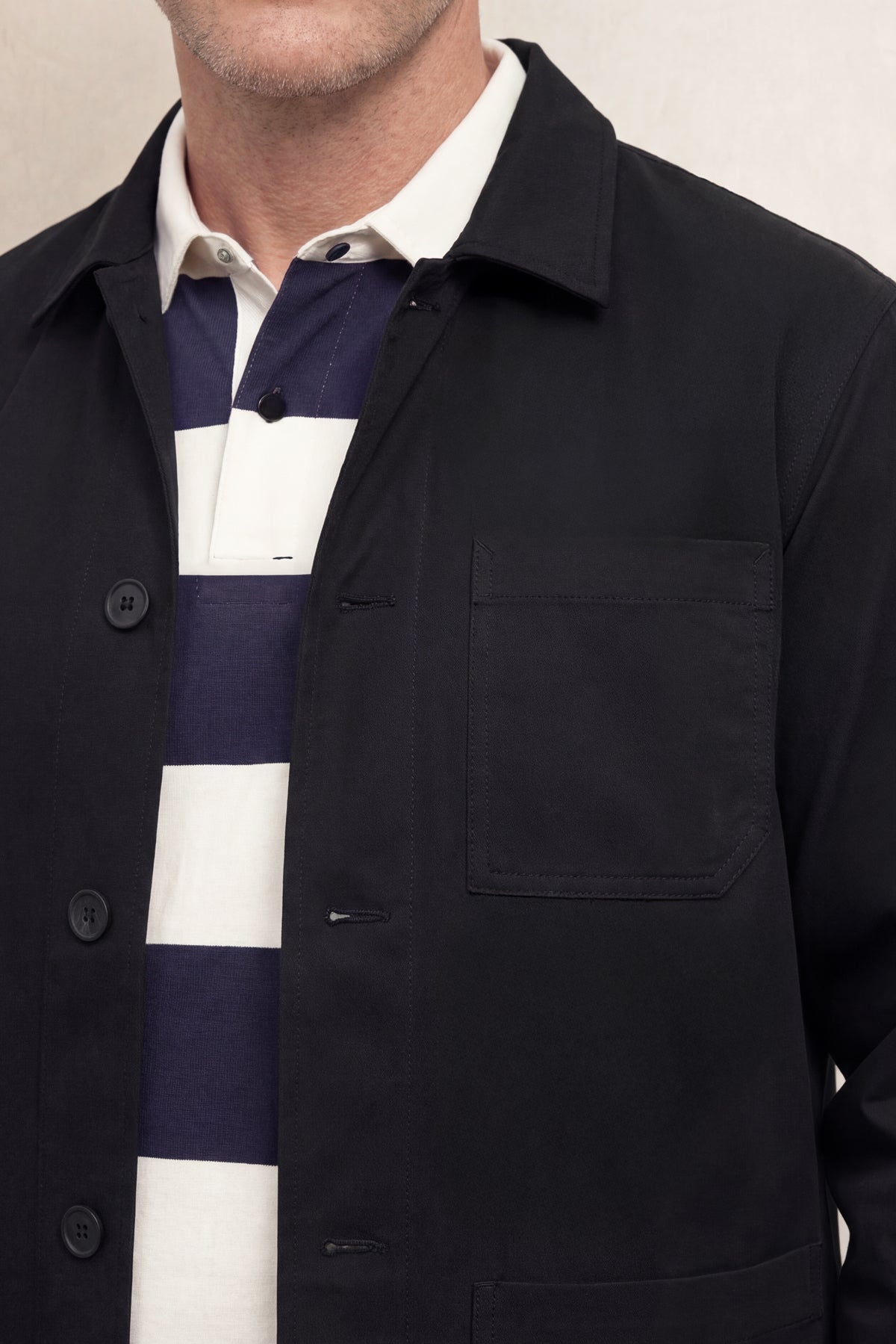 Black Nova men's worker jacket