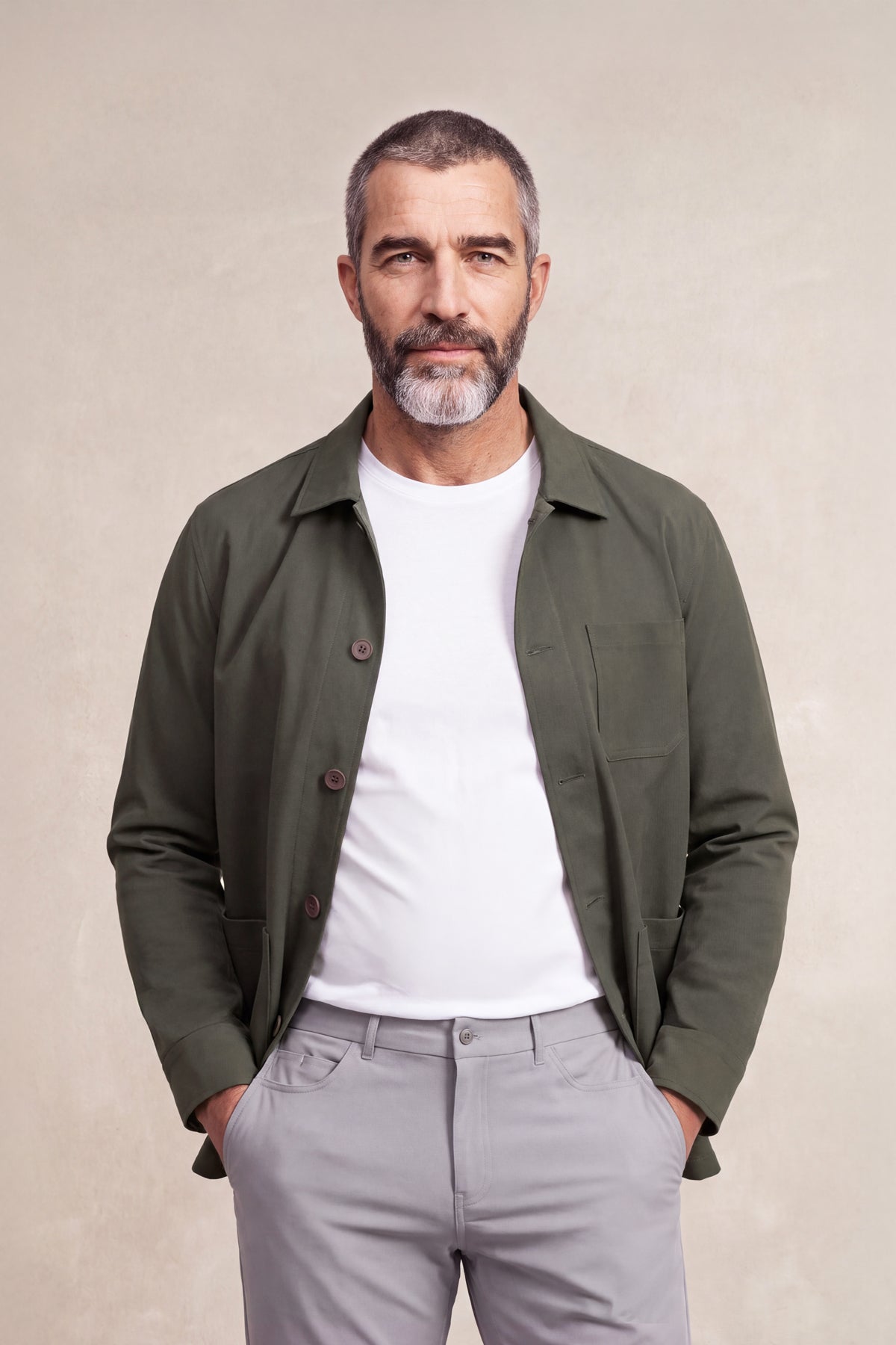 Chaqueta worker hombre verde Nova