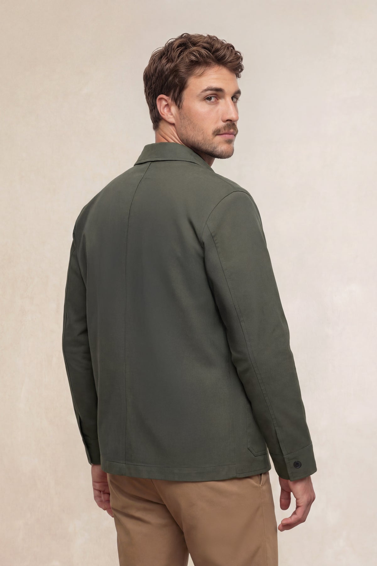 Casaco de trabalho masculino Nova verde