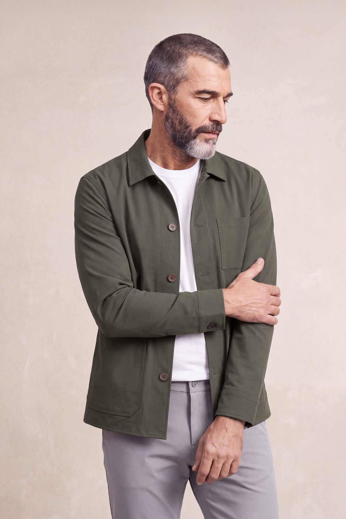 Chaqueta worker hombre verde Nova