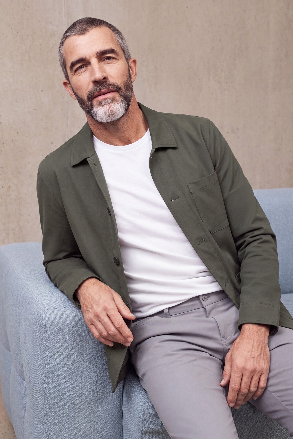 Chaqueta worker hombre verde Nova