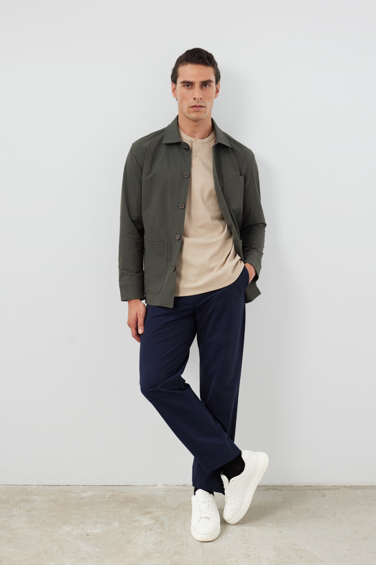 Chaqueta worker hombre verde Nova