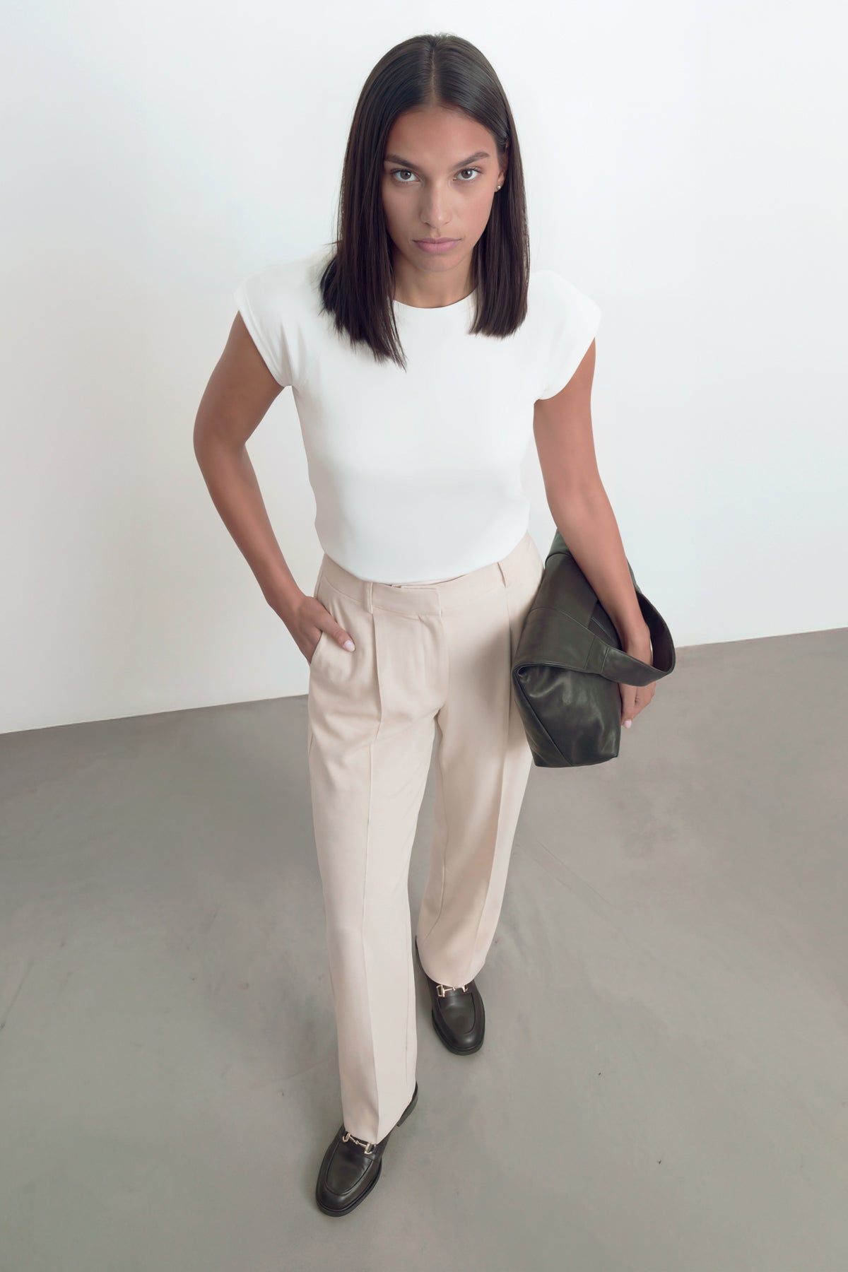 Camiseta manga kimono blanca