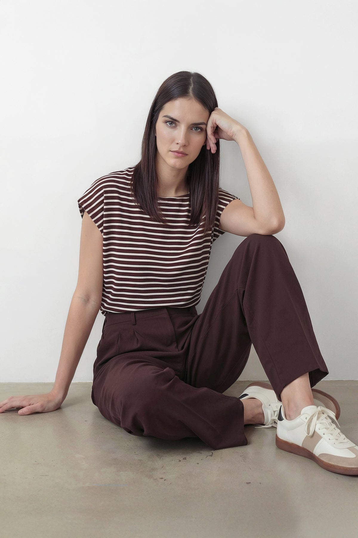 Camiseta manga kimono raya truffle