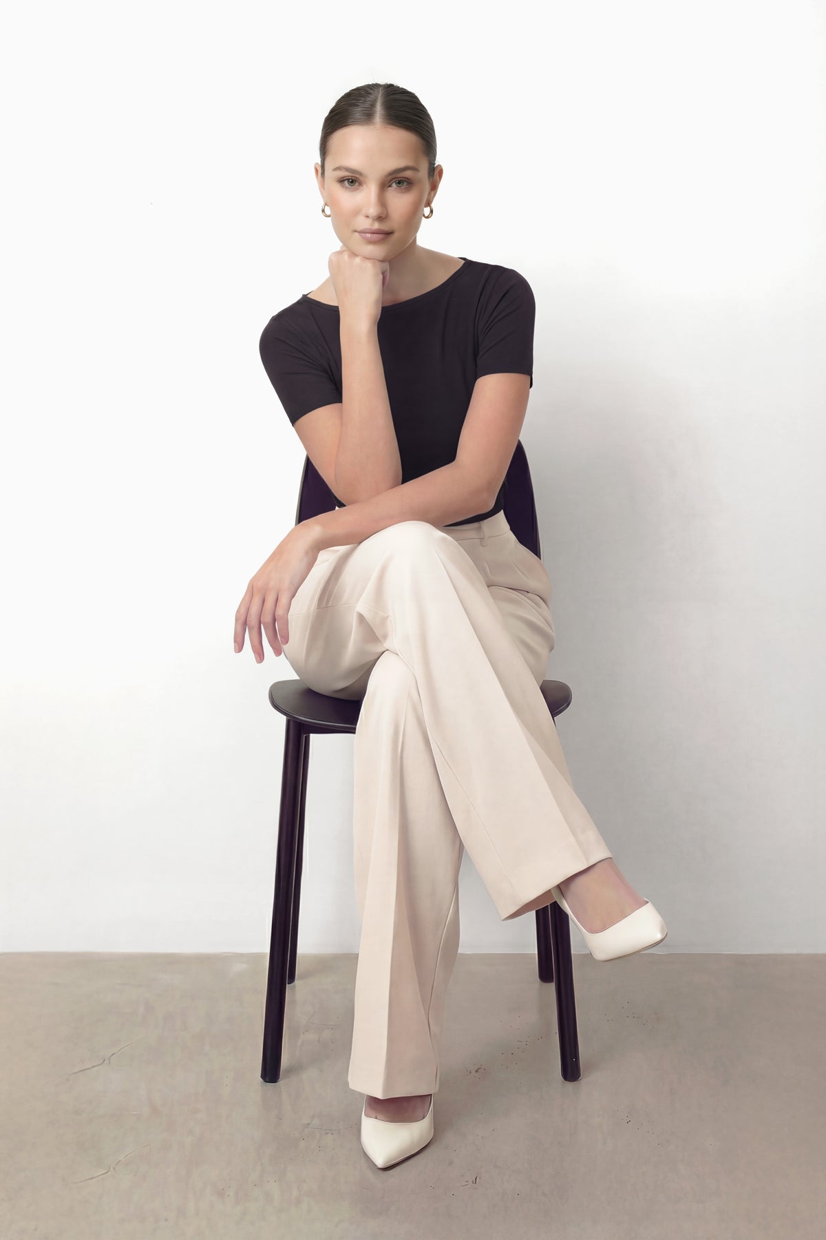 Camiseta mujer seamless negro