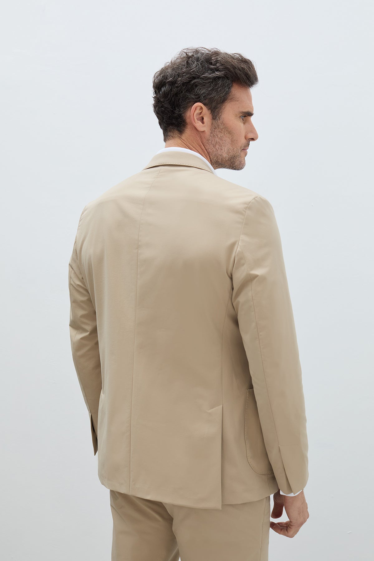 Beige Nova men's blazer