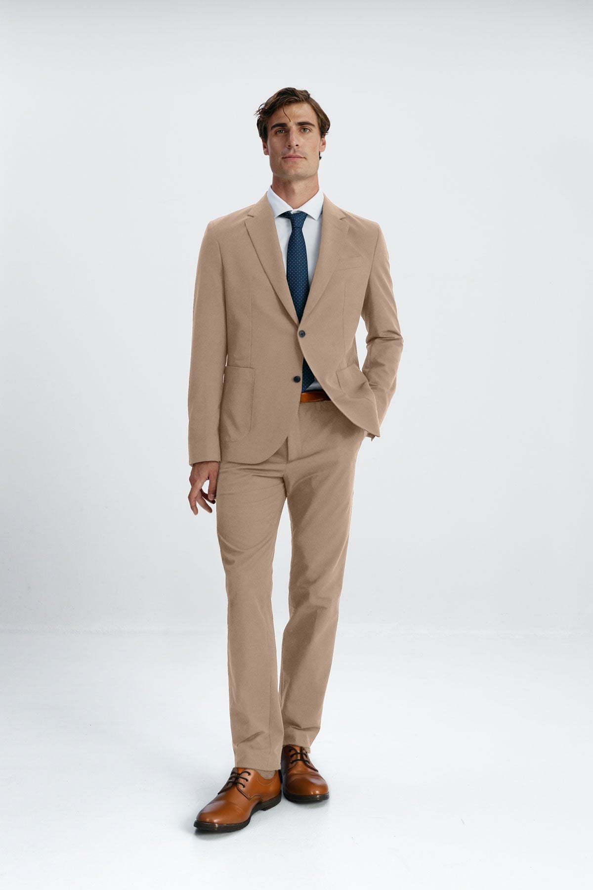 Americana Nova de hombre beige