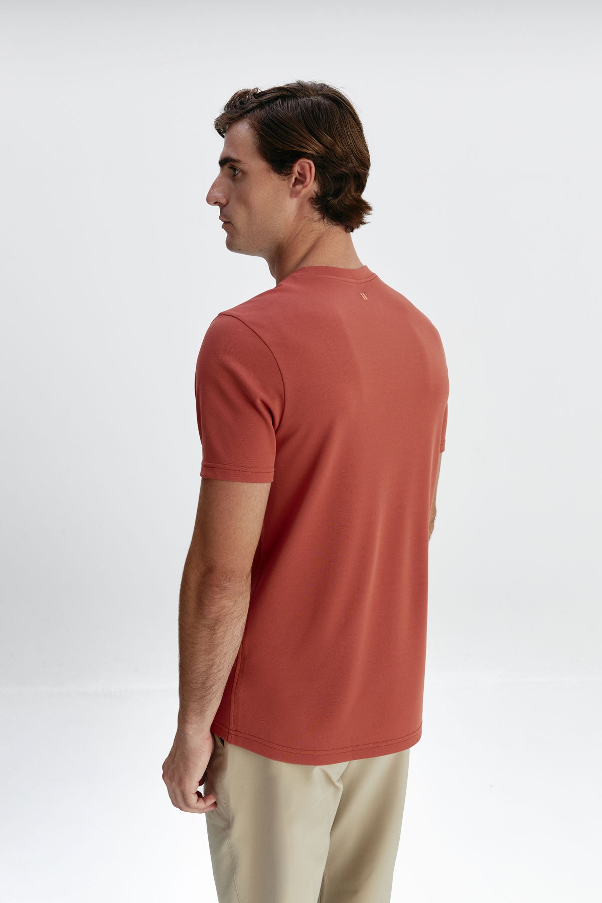 Camiseta de hombre ambar brick