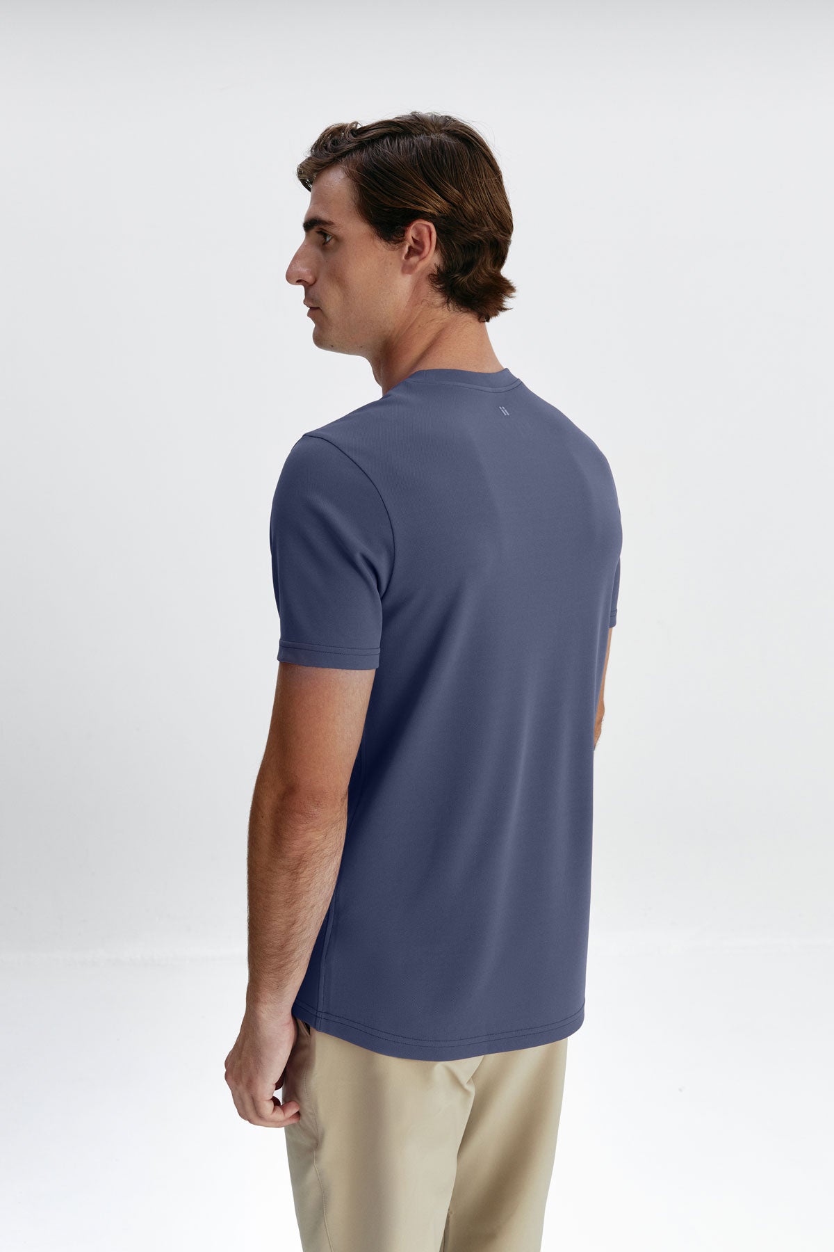 Camiseta masculina estrada azul