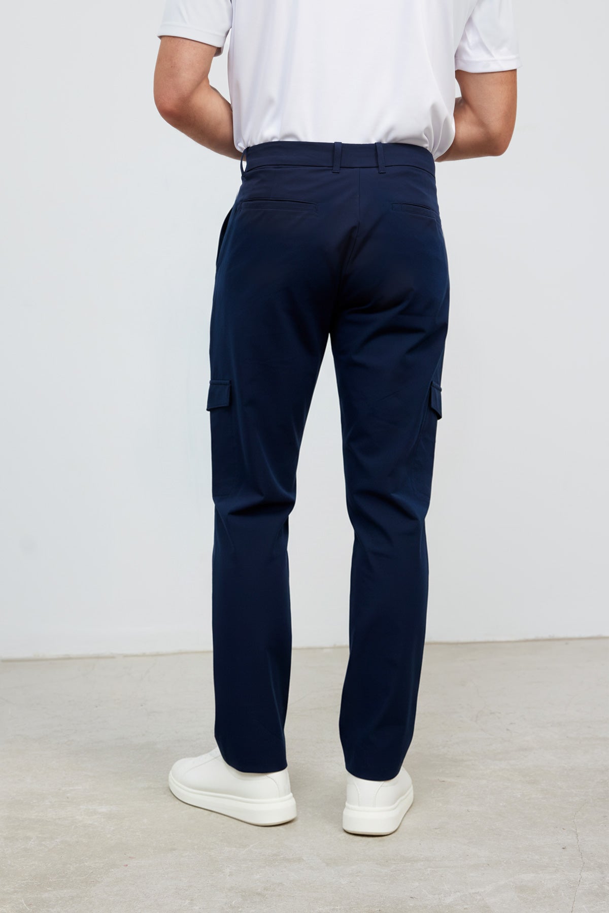 Calça cargo homem Nova azul marinho