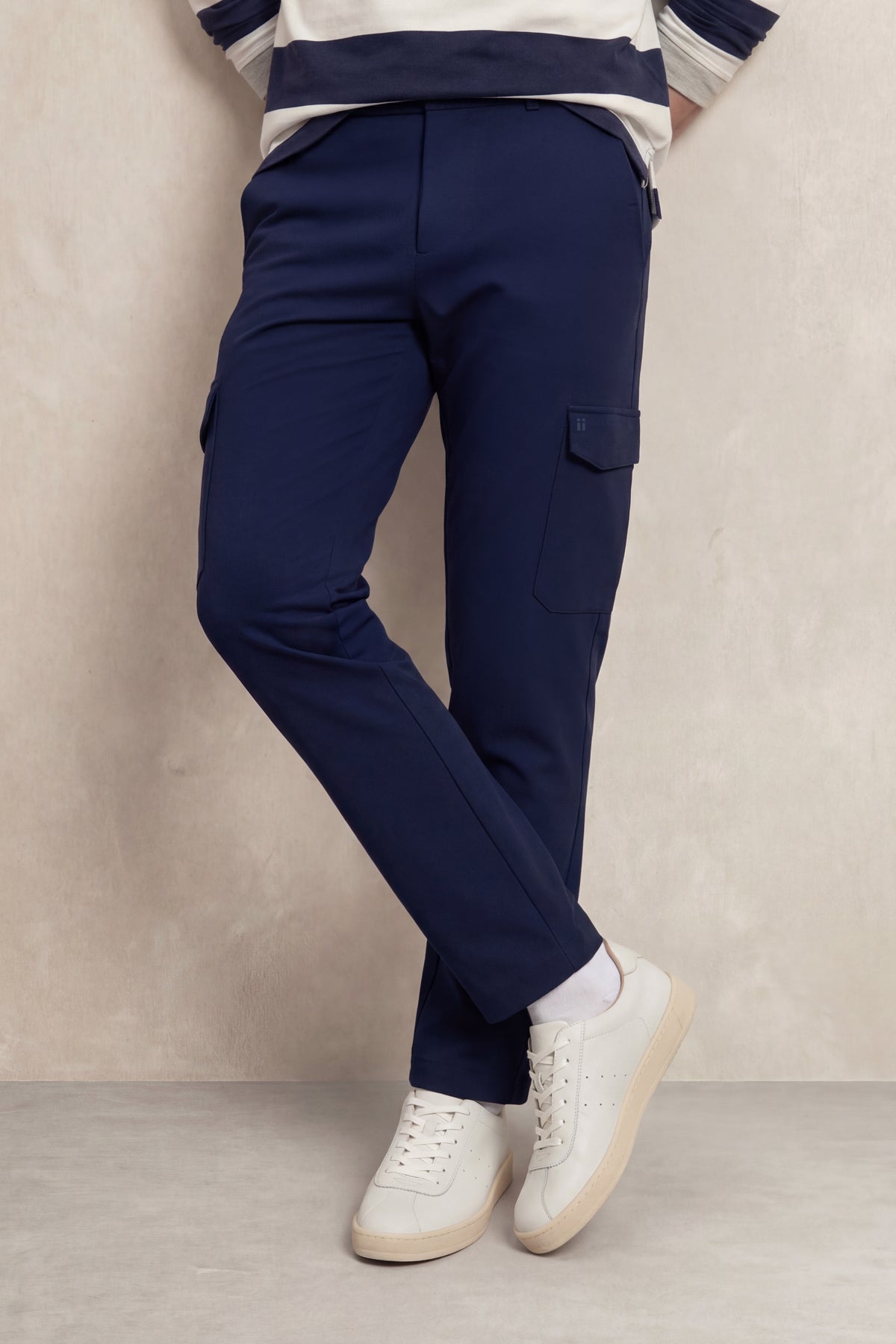 Calça cargo homem Nova azul marinho