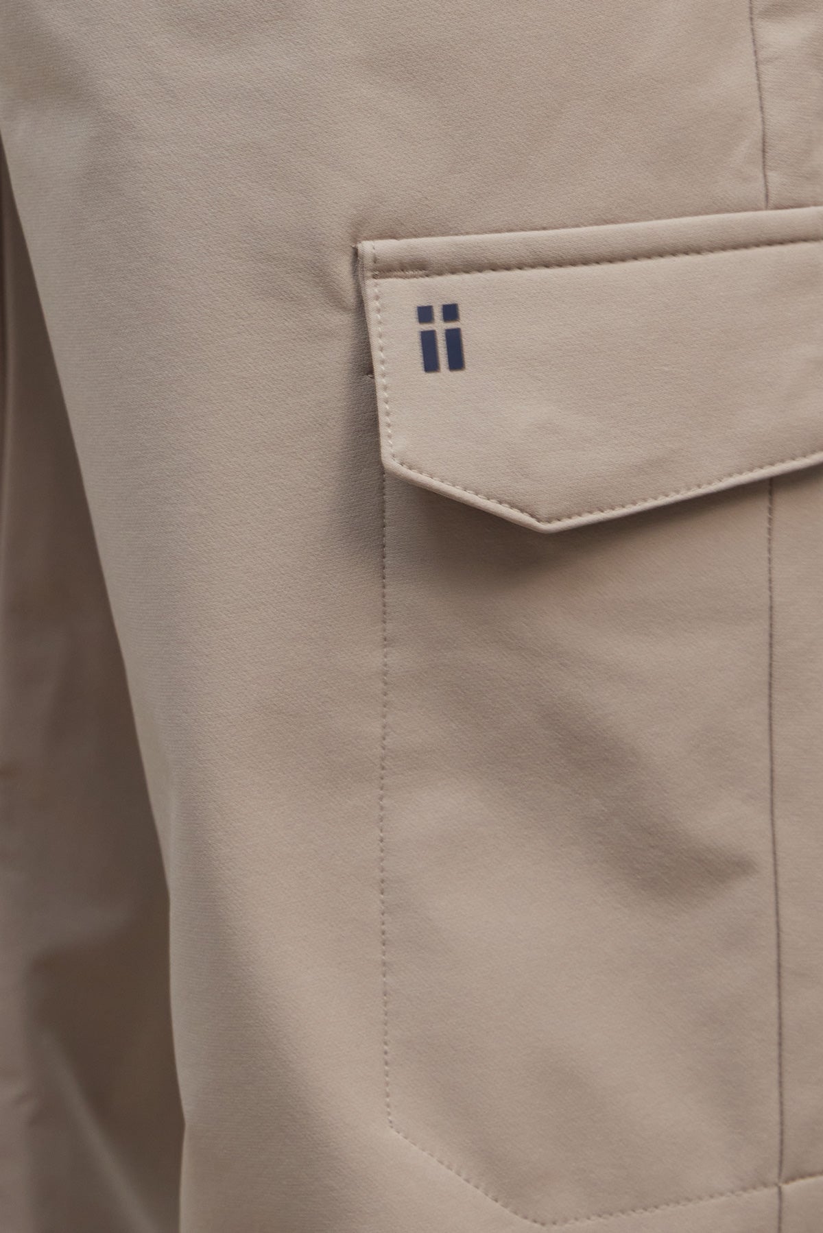 Calça cargo homem bege Nova