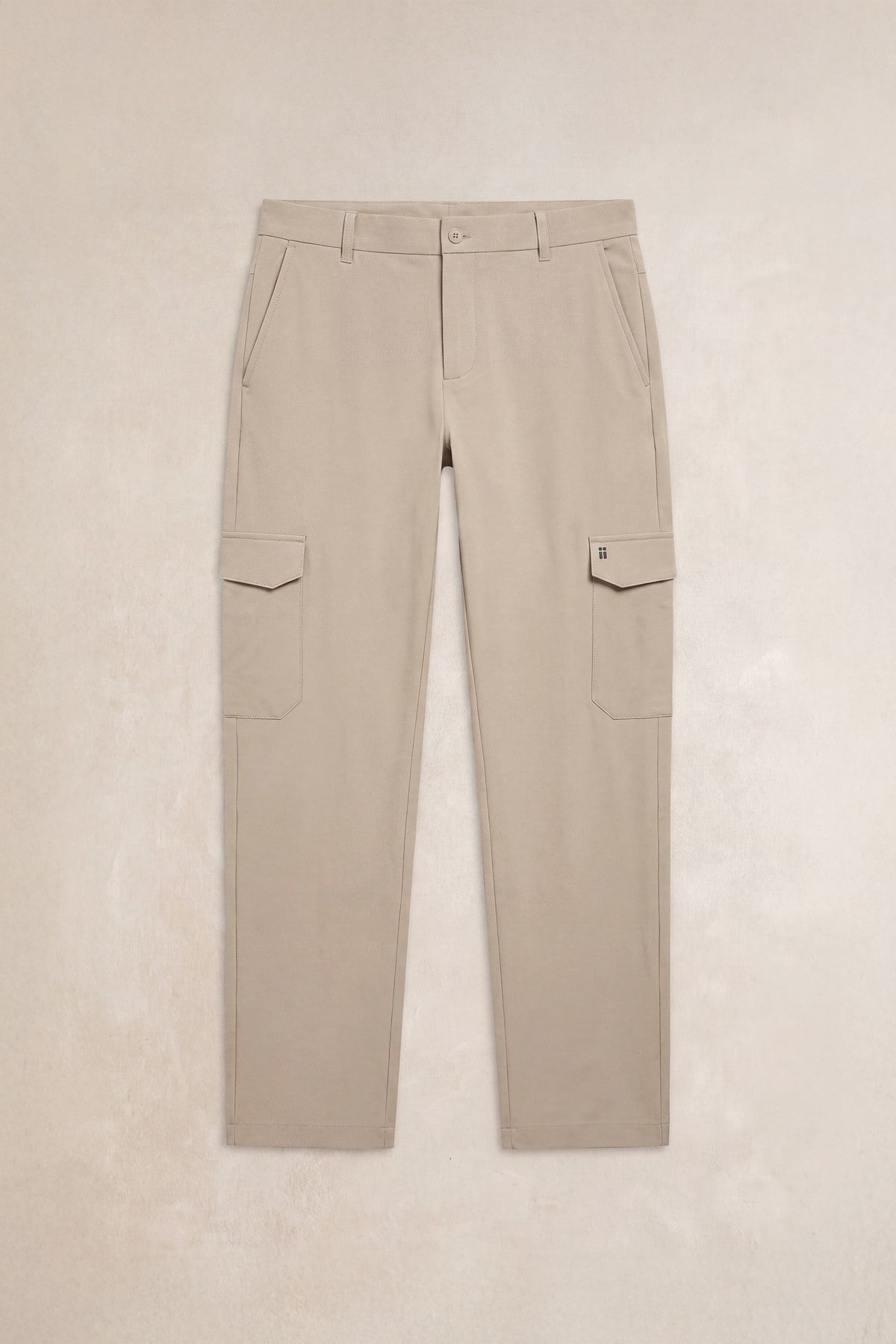 Calça cargo homem bege Nova