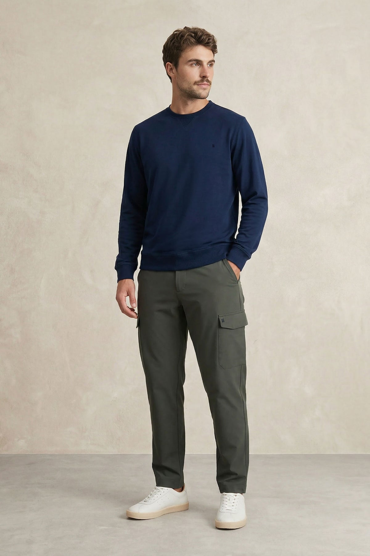 Pantalon cargo hombre verde Nova