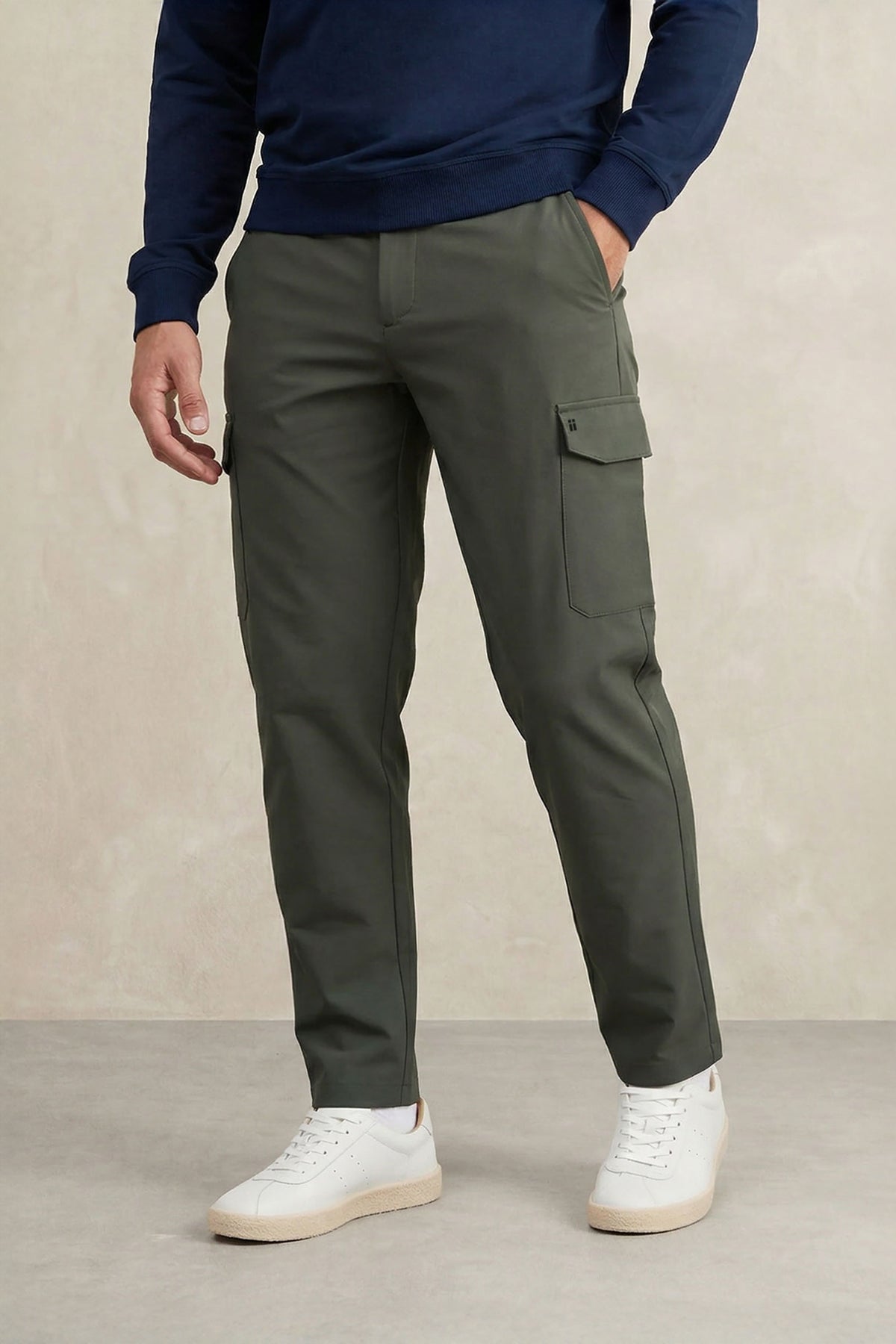 Pantalon cargo hombre verde Nova