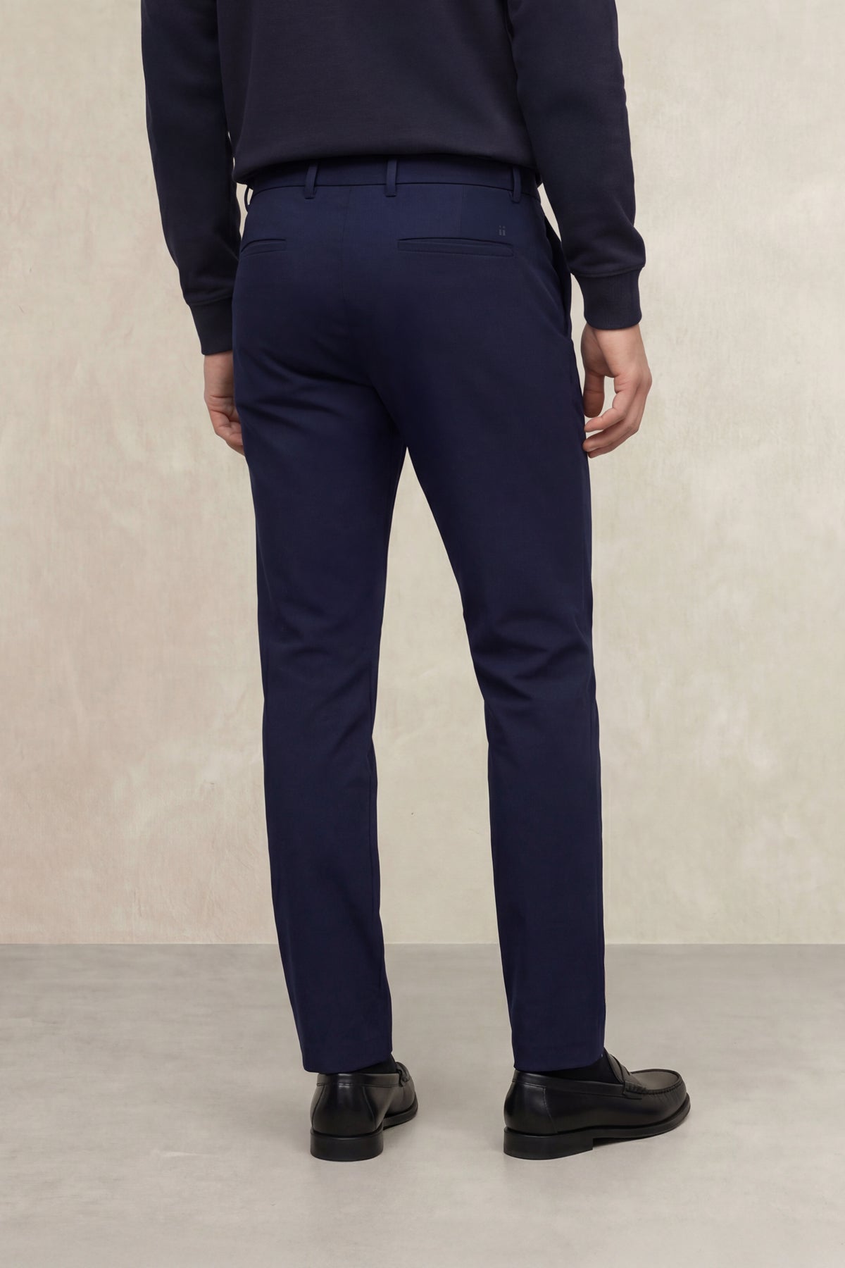 Calça chino Nova slim fit azul marinho homem