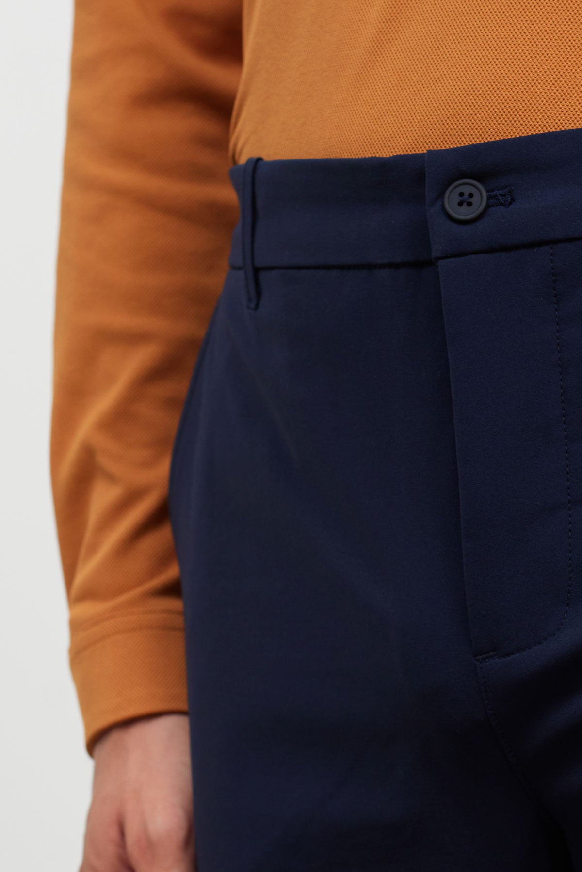 Pantalon chino hombre azul marino slim Nova