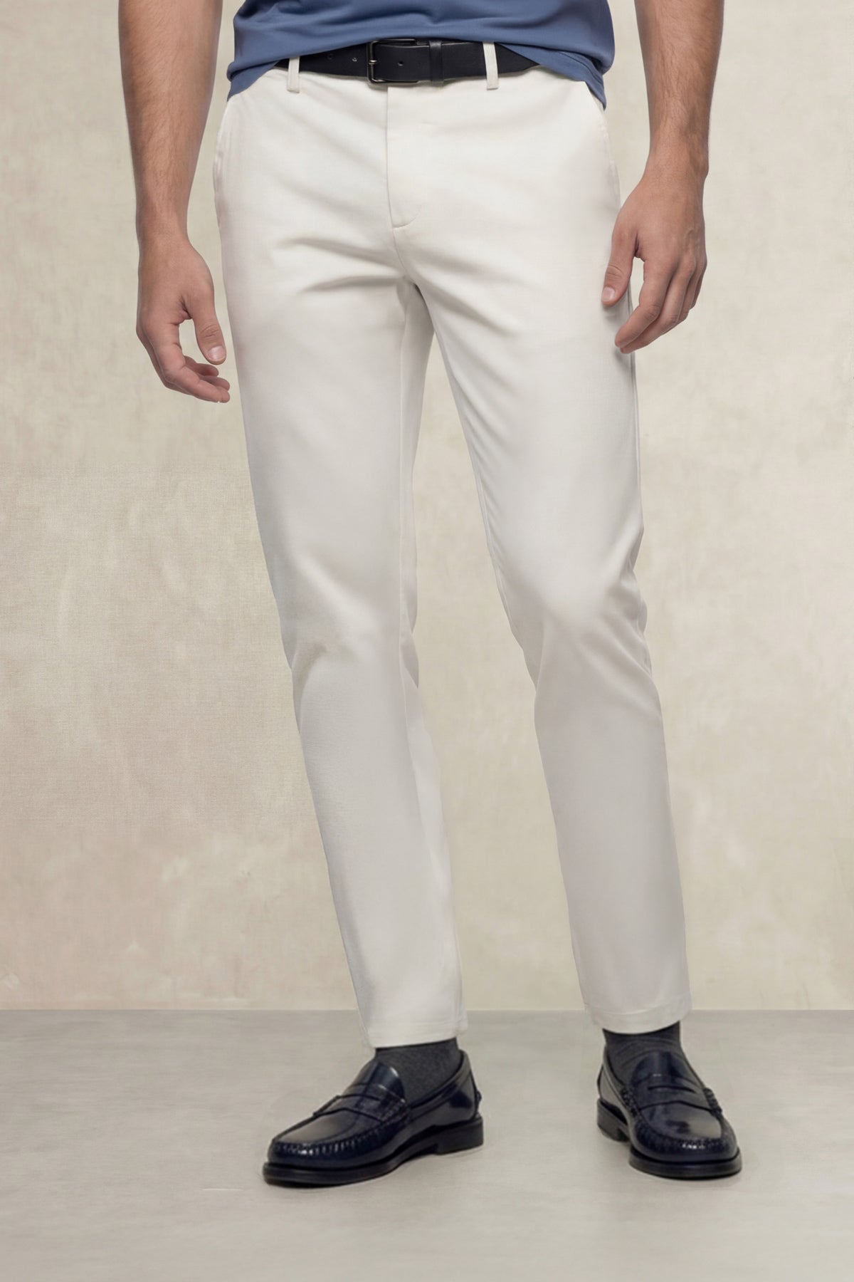 Pantalon chino hombre hueso slim Nova
