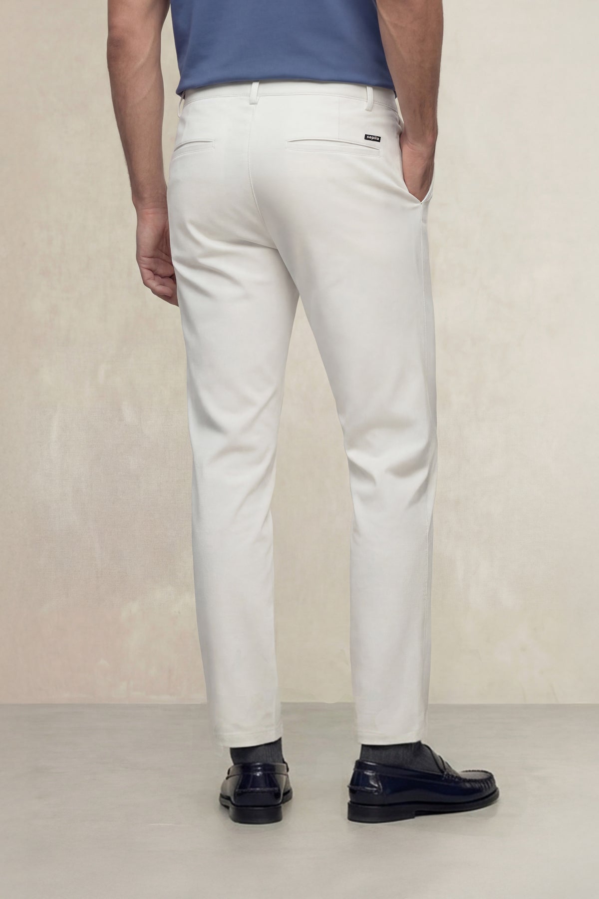 Calça chino homem Nova slim bone
