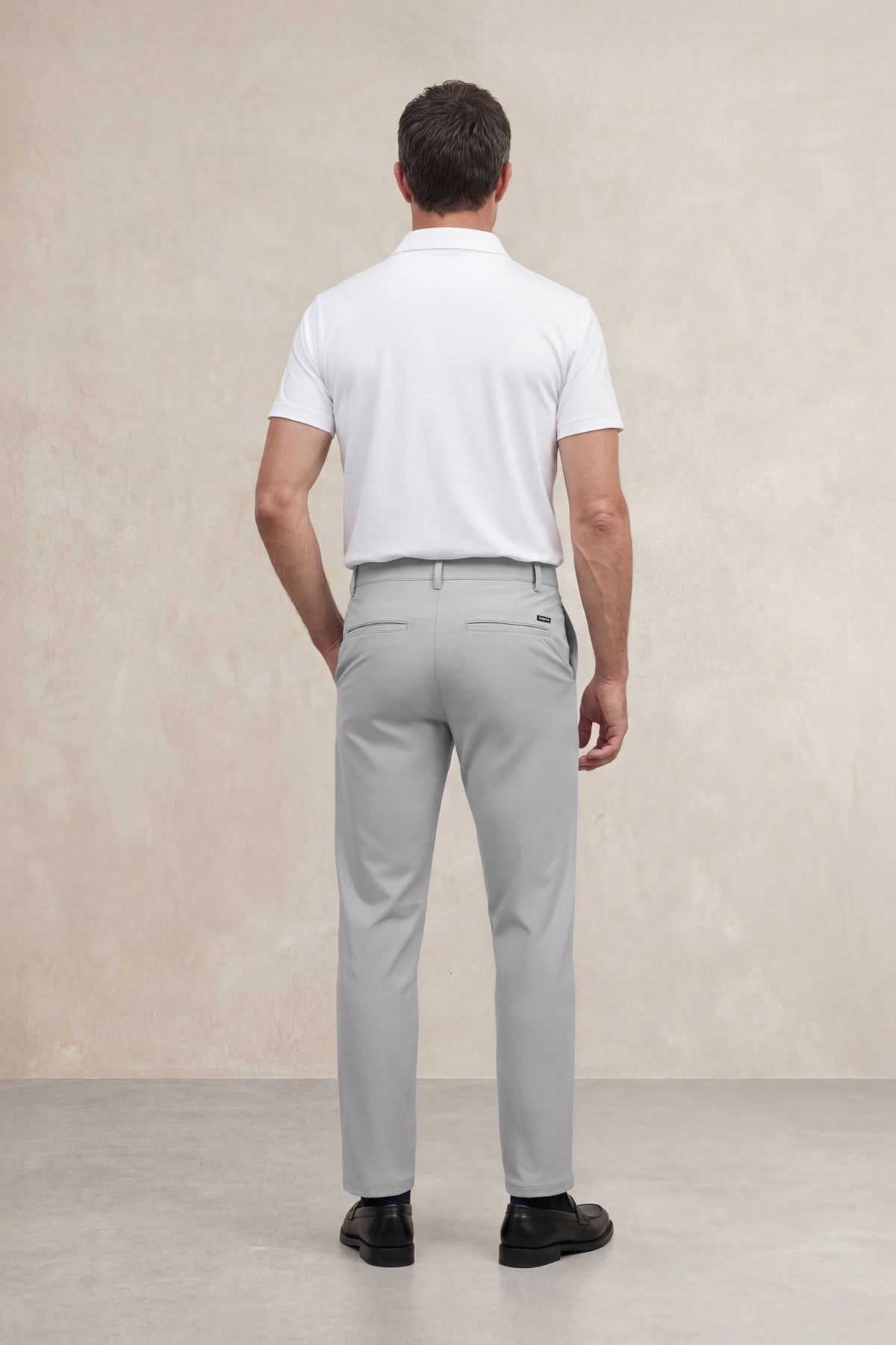 Pantalon chino hombre gris slim Nova