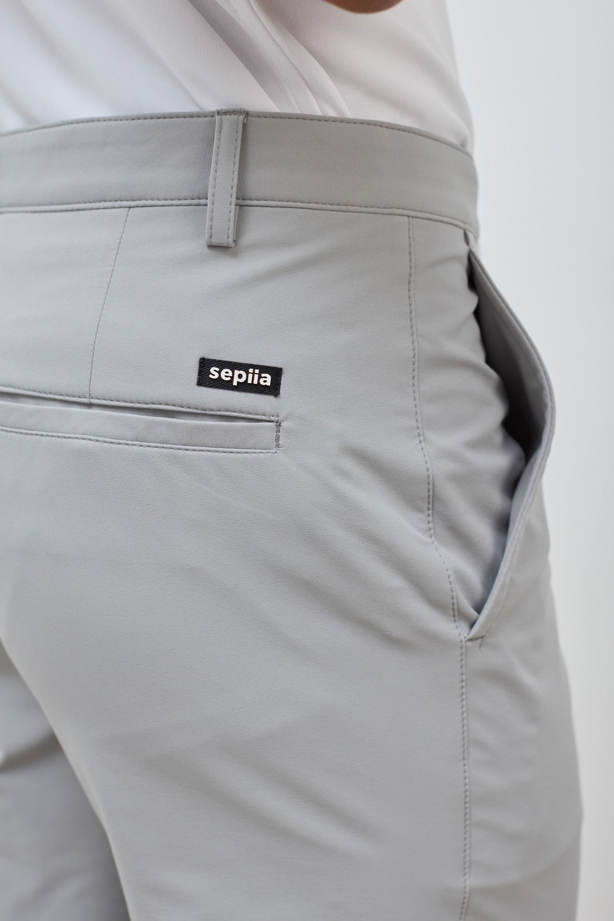 Calça chino homem Nova cinza slim fit
