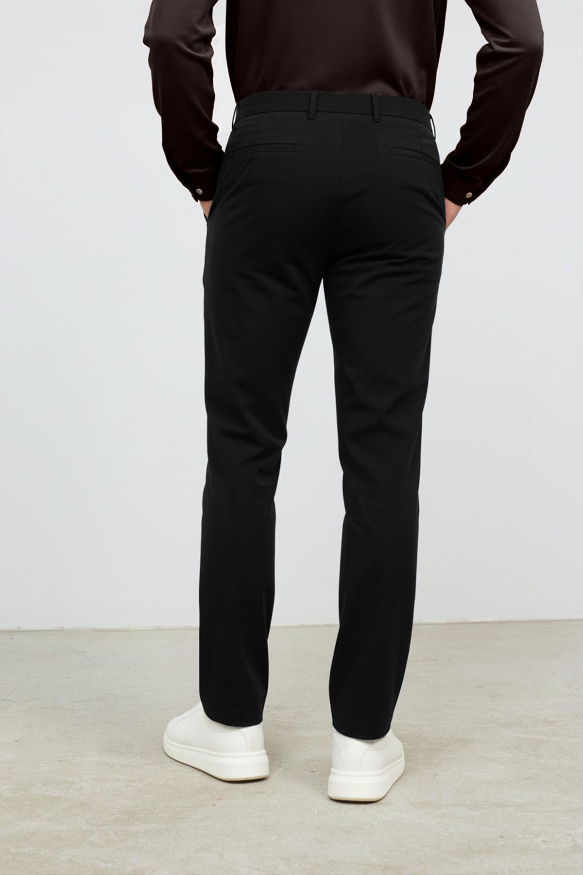 Pantalón negro slim Nova hombre