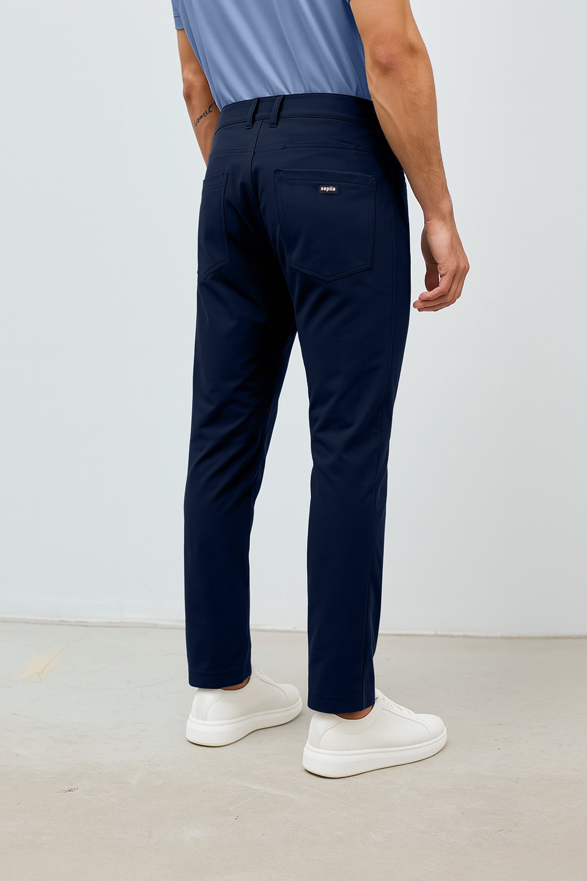 Men's 6 pocket trousers navy blue