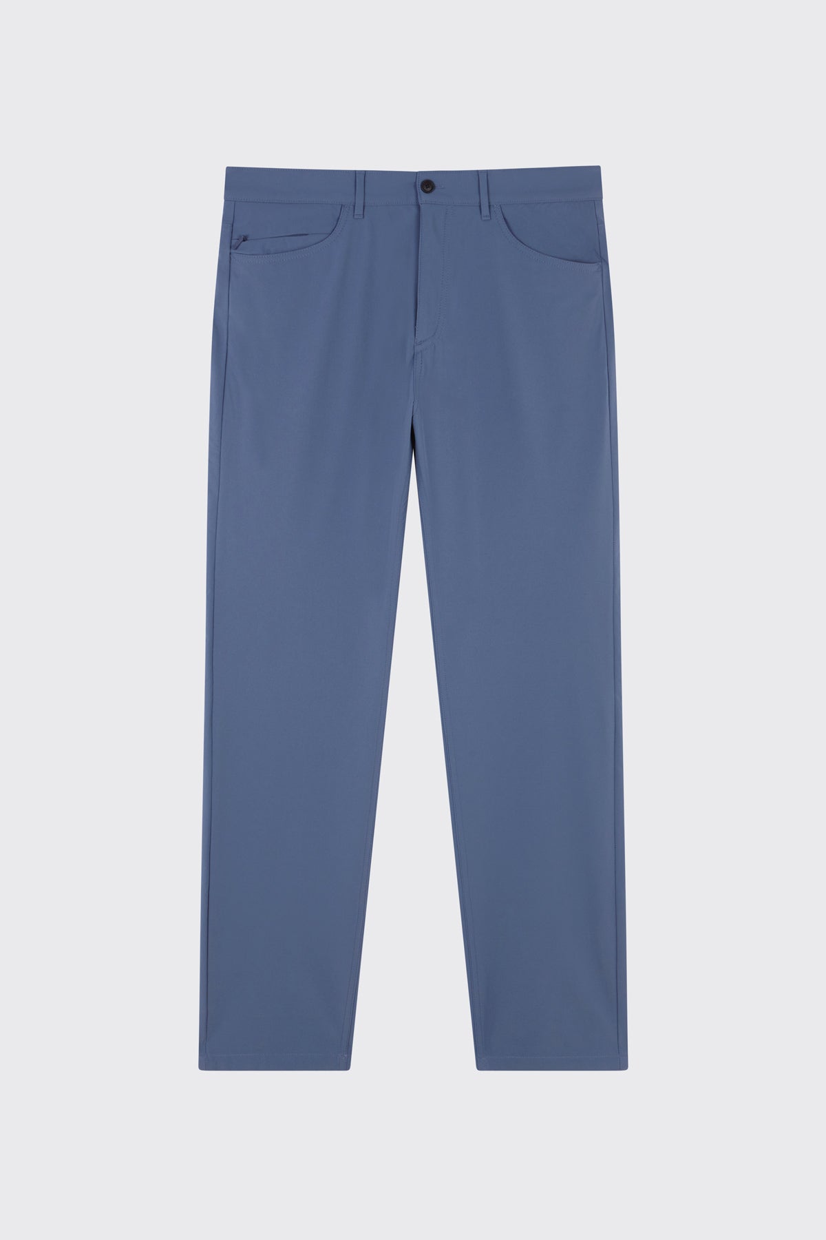 Calças azuis vintage masculinas de 6 bolsos