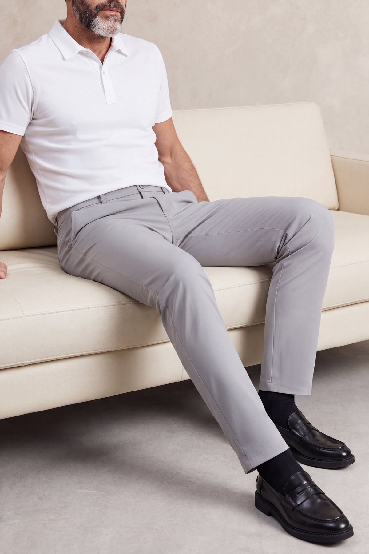 Men's 6-pocket gray Nova pants