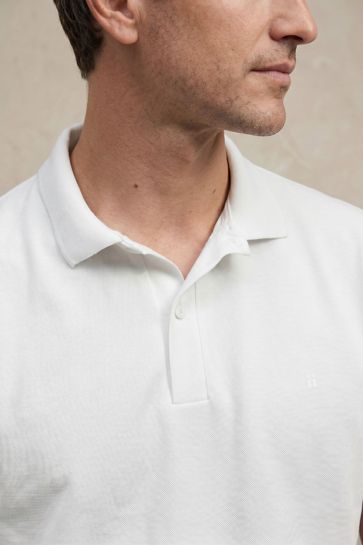 Men's white short-sleeve polo shirt Ranger
