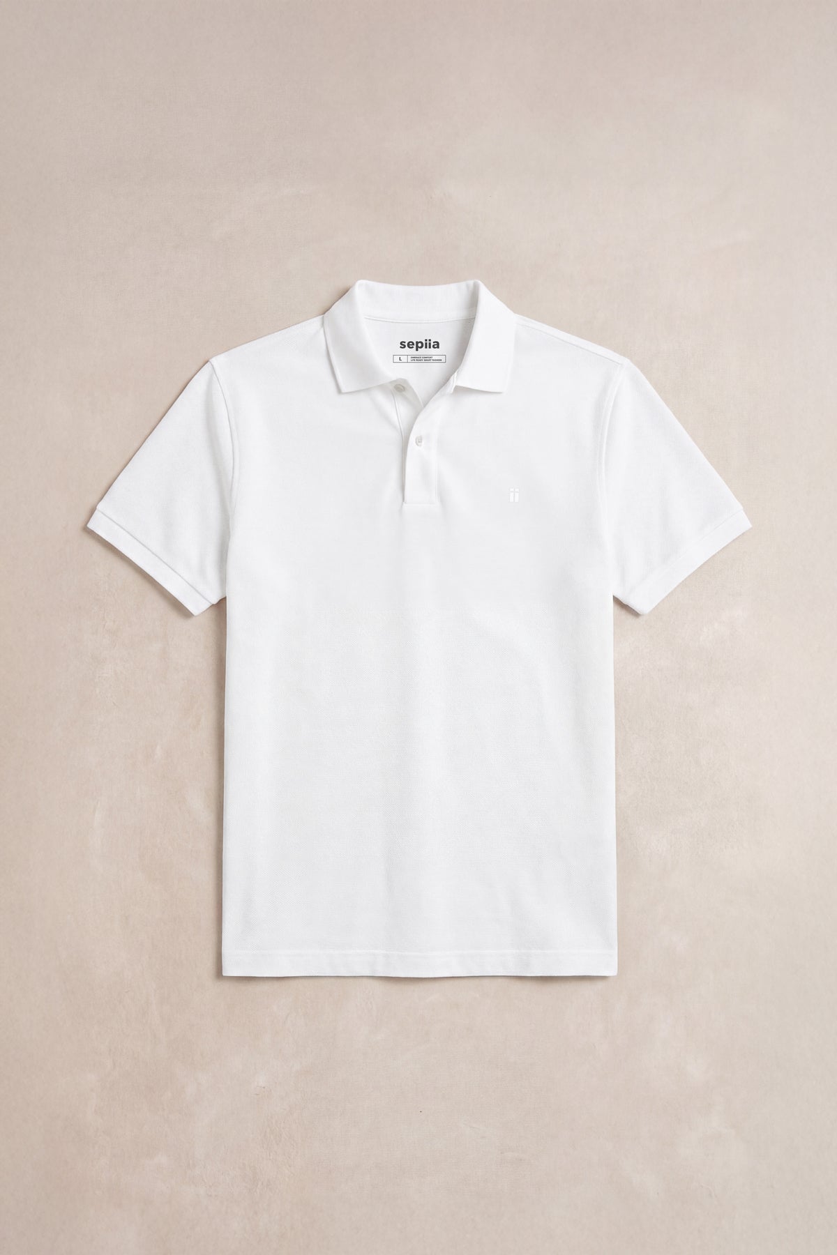 Men's white short-sleeve polo shirt Ranger