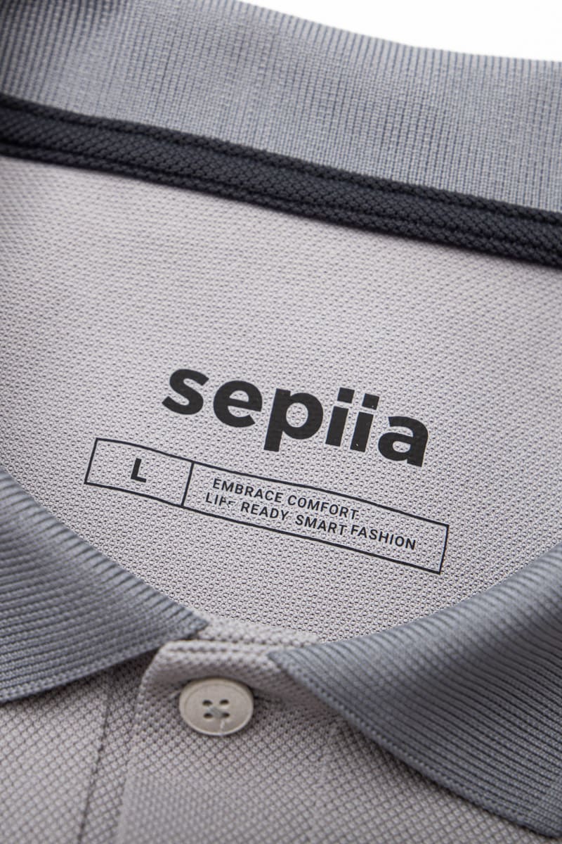 Polo manga corta hombre gris oscuro Ranger