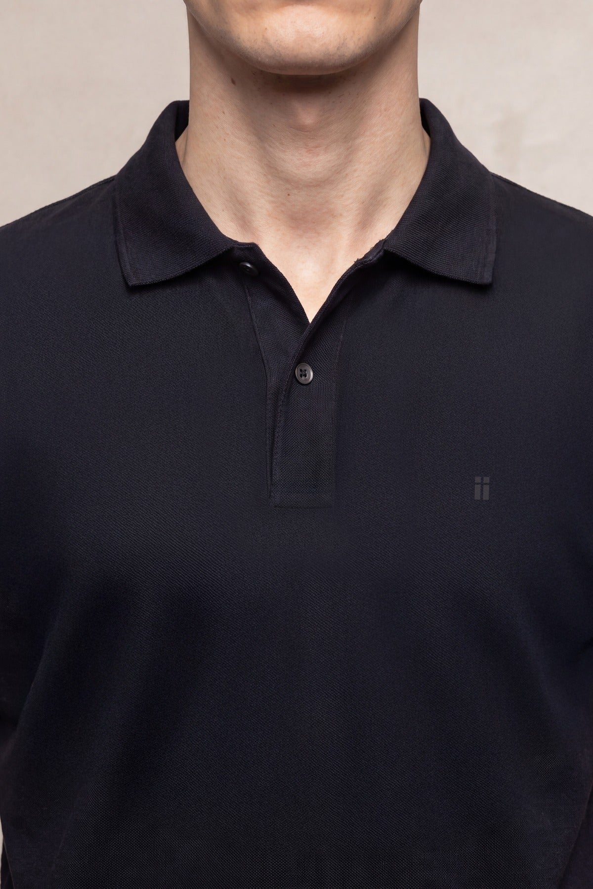 Polo manga corta hombre negro Ranger