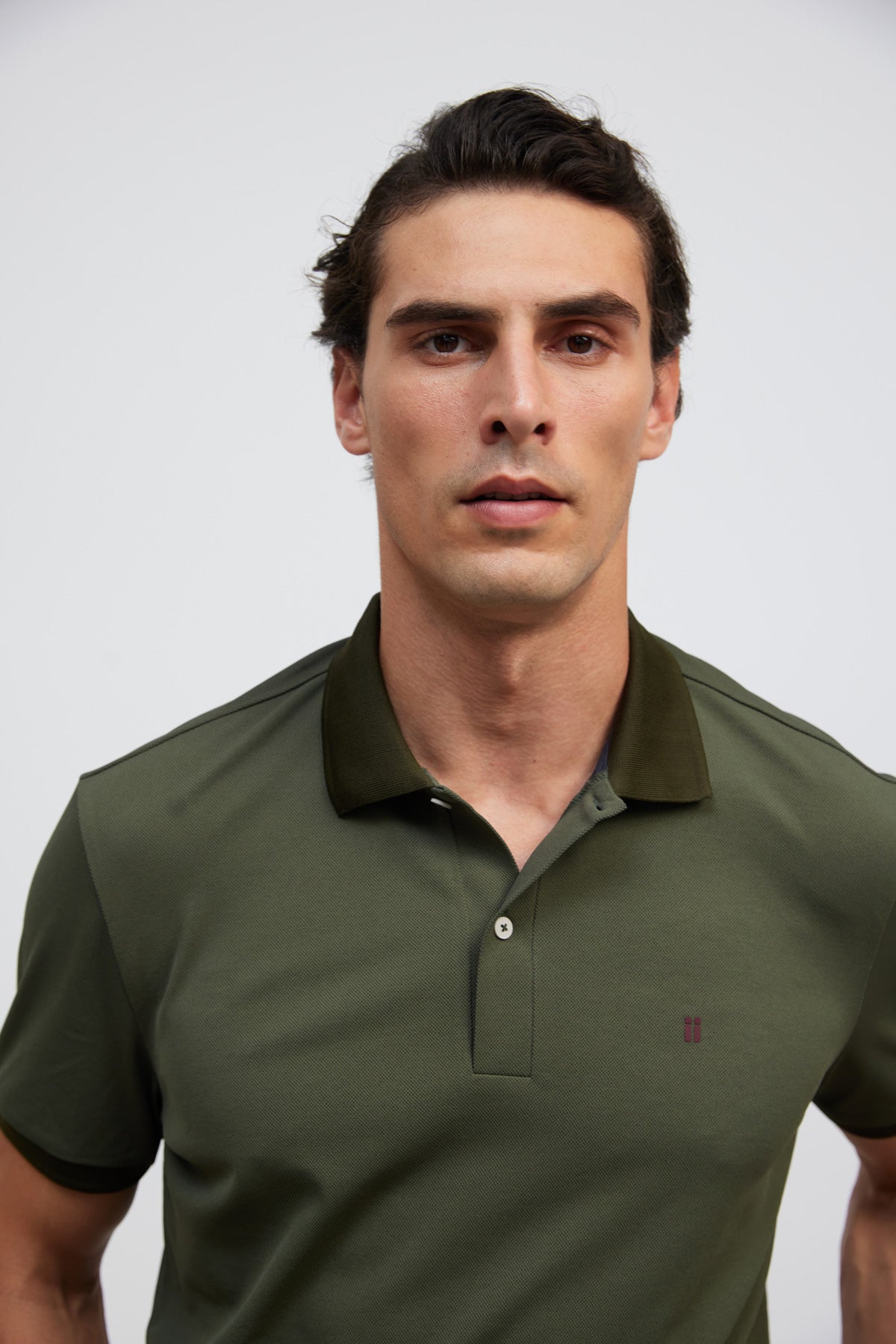 Polo manga corta hombre verde Ranger