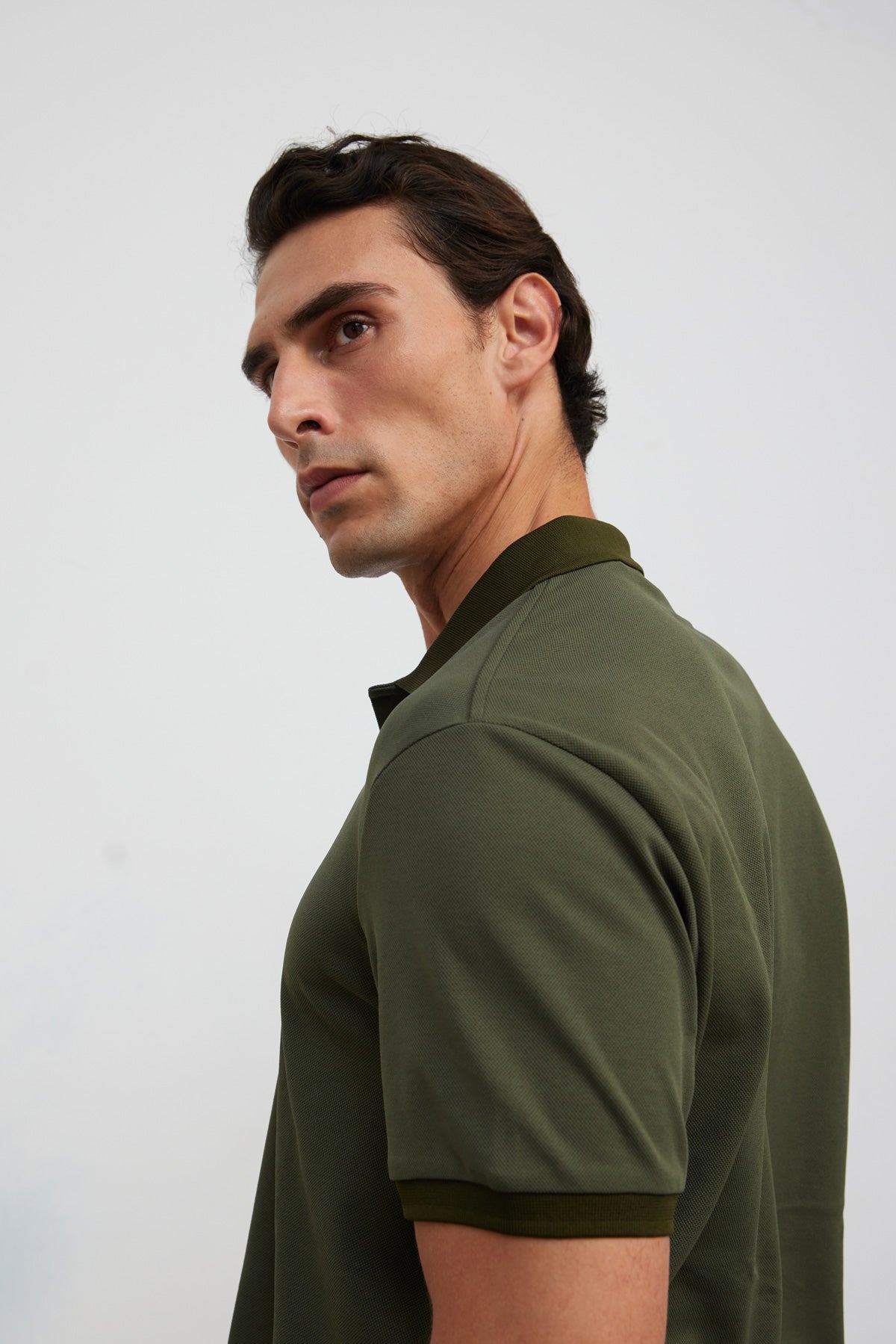 Polo manga corta hombre verde Ranger