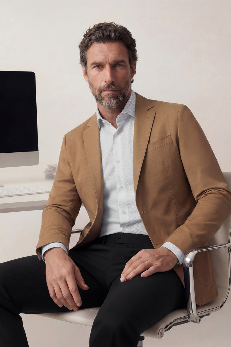 Nova brown men's blazer