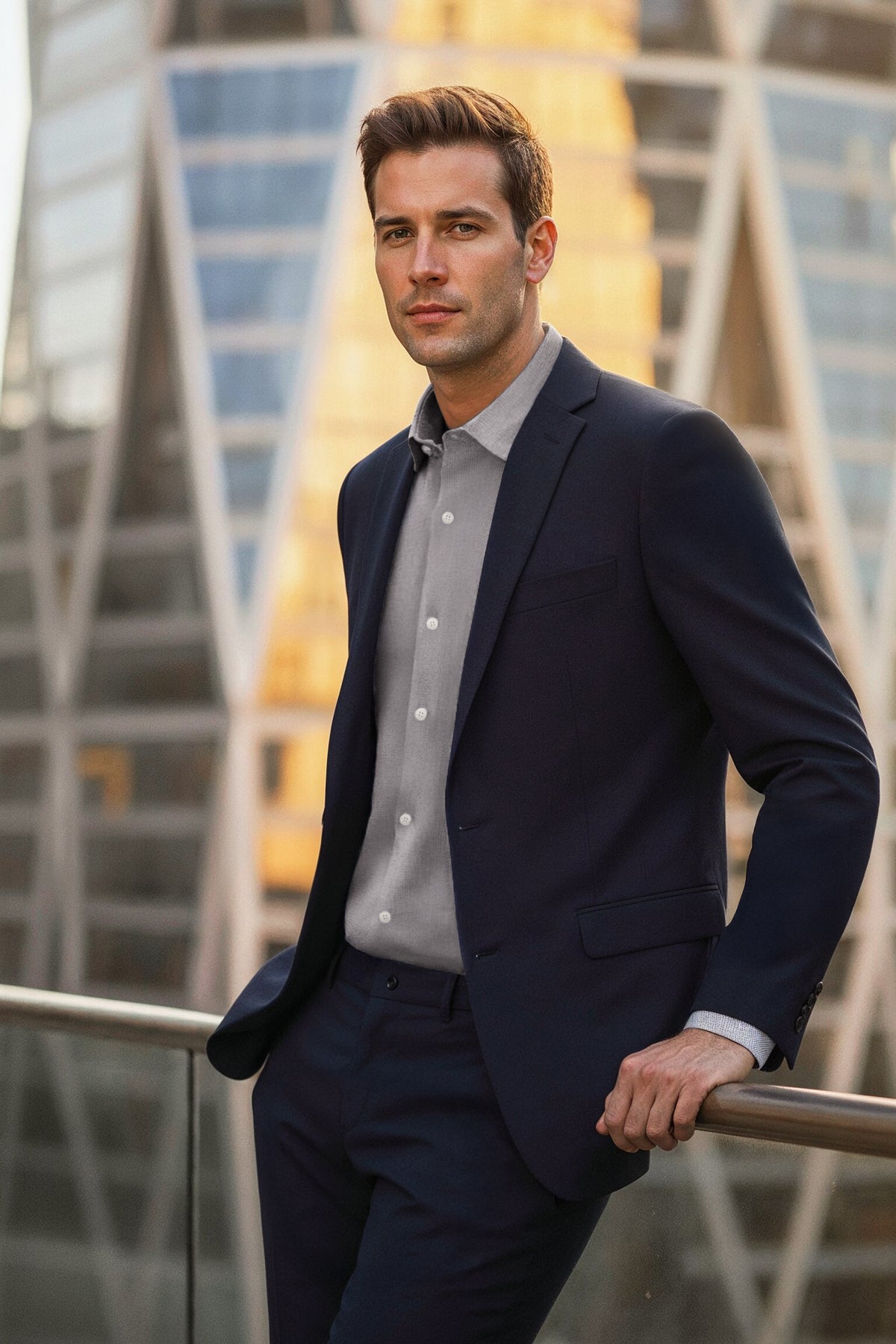 Americana blazer hombre azul marino Warm+