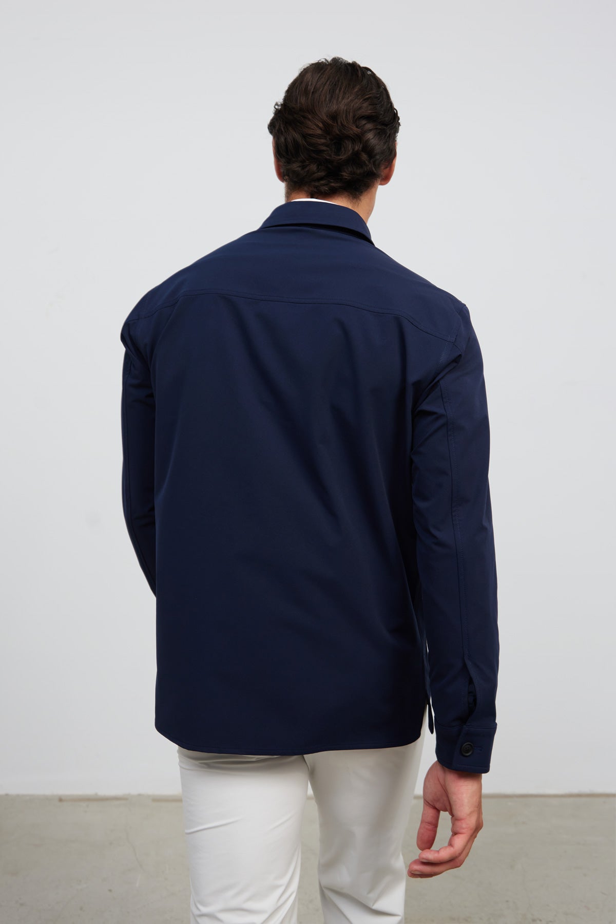 Work jacket masculina azul marinho