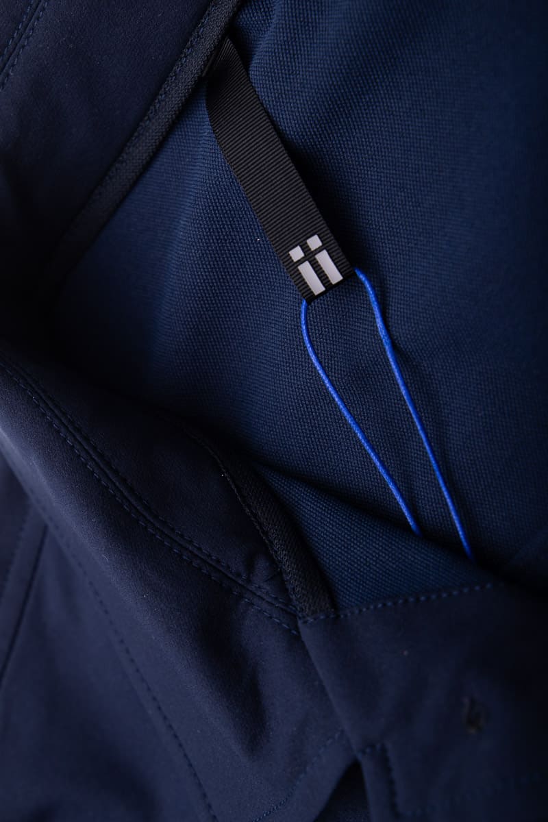 Work jacket masculina azul marinho