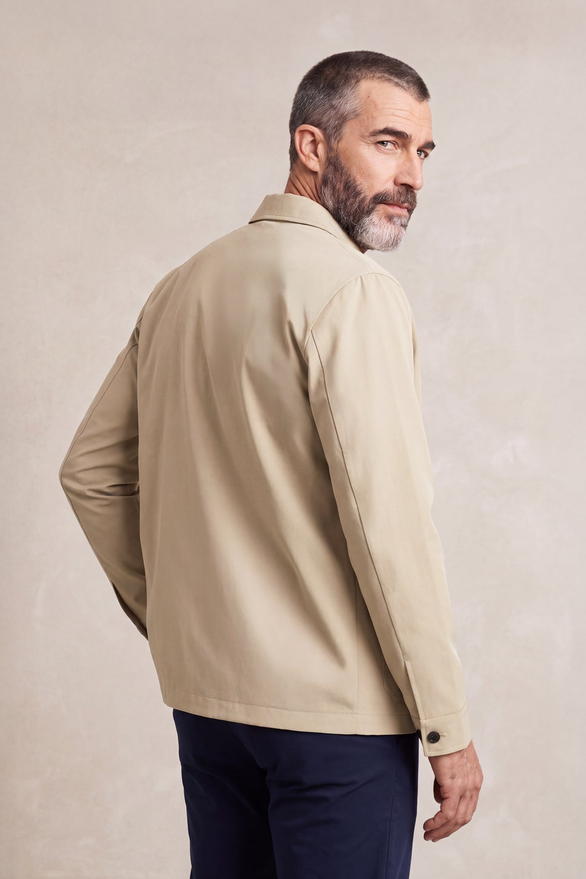 Chaqueta beige Work jacket hombre
